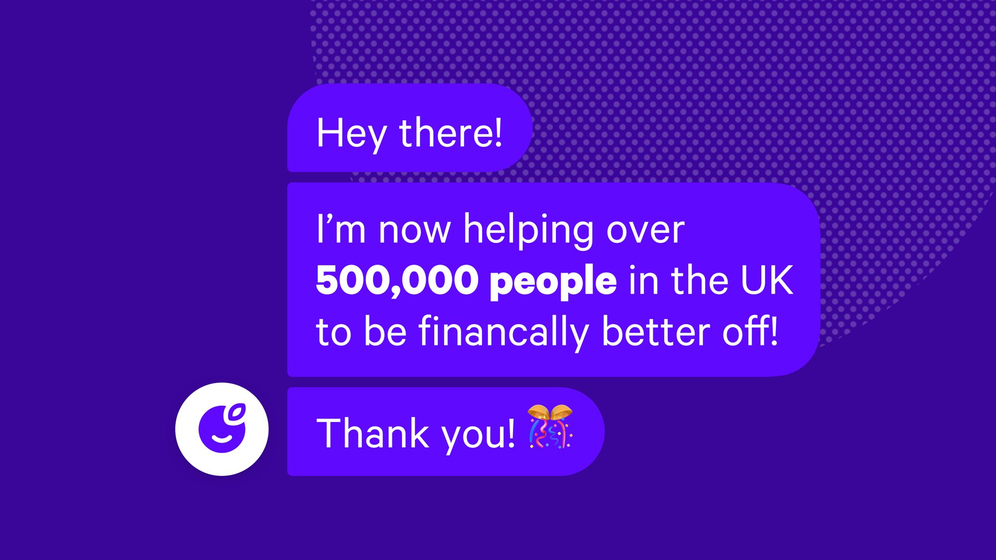 We're now helping over 500,000 people in the UK 🎉