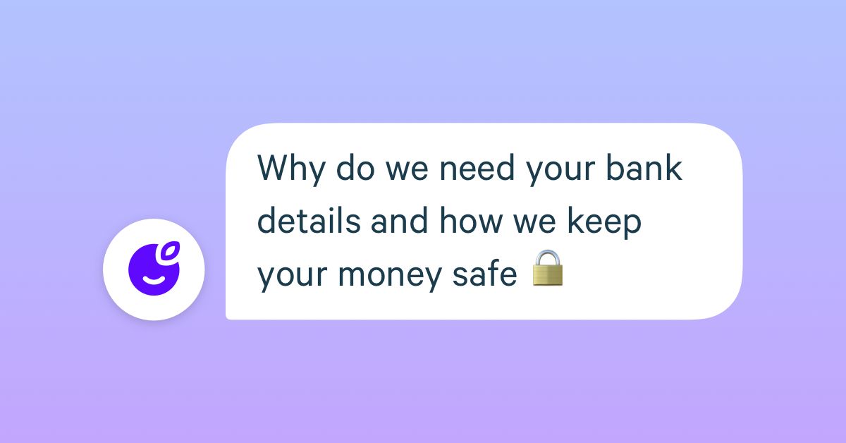 How we protect your bank details